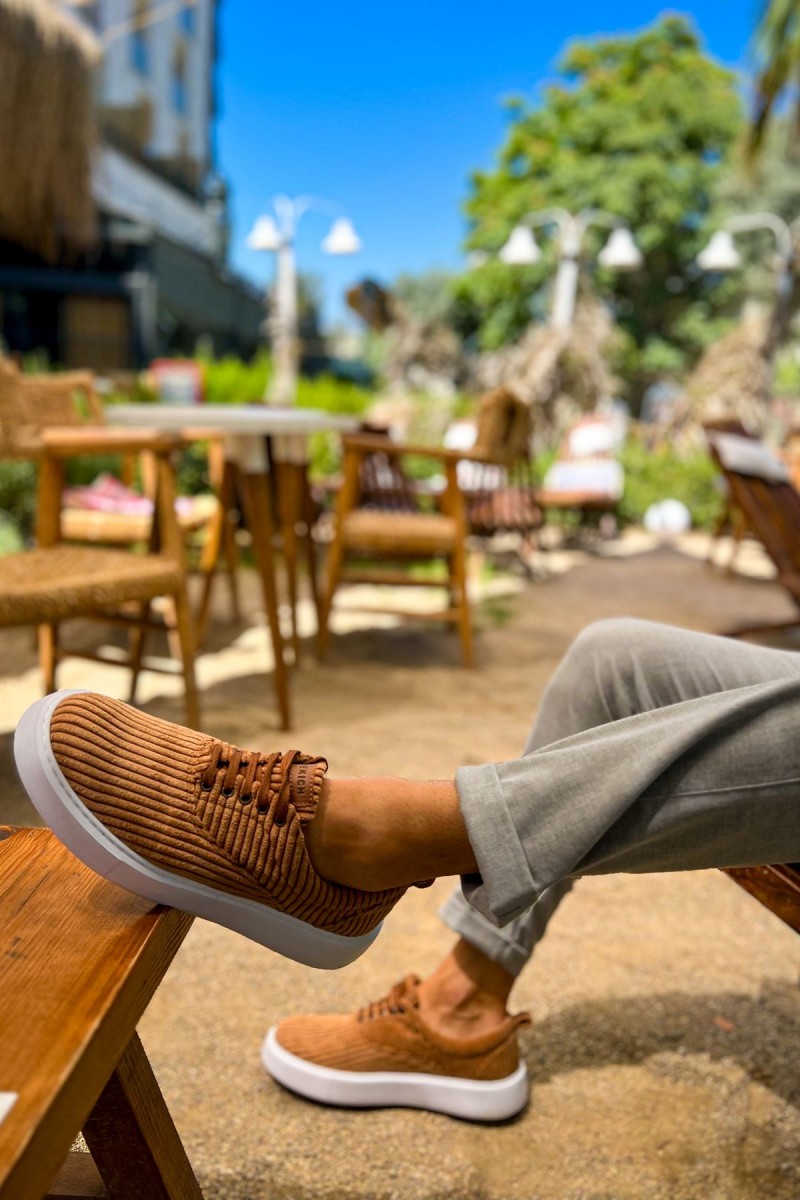 Mens Sneakers - Tan - 173