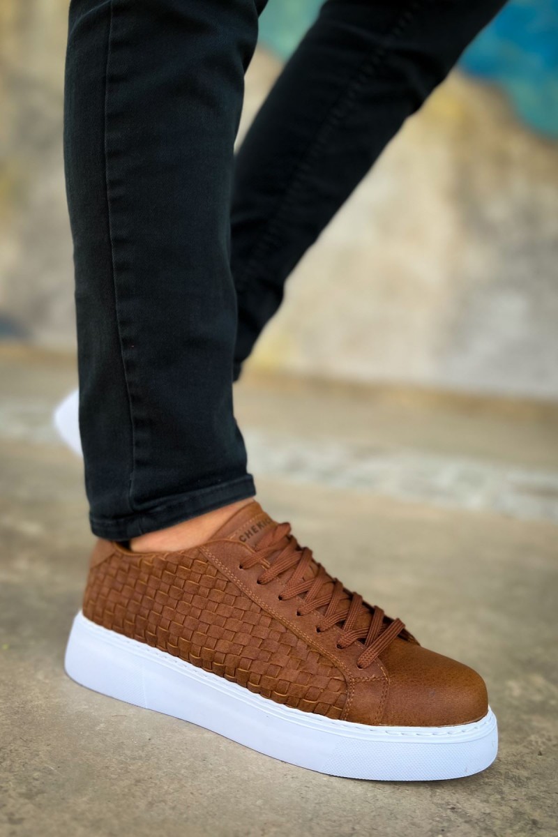 Mens Sneakers - Tan - 203