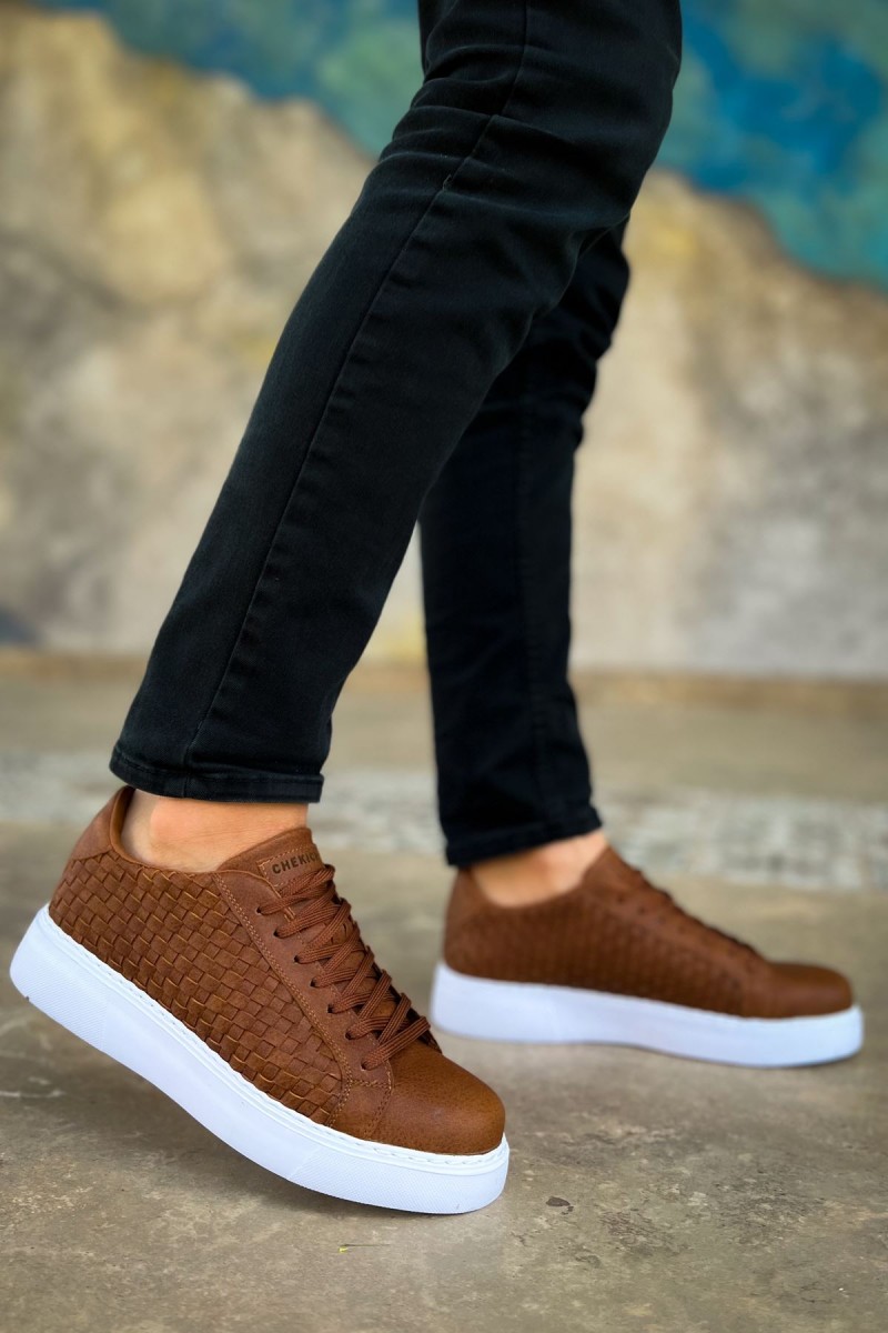 Mens Sneakers - Tan - 203