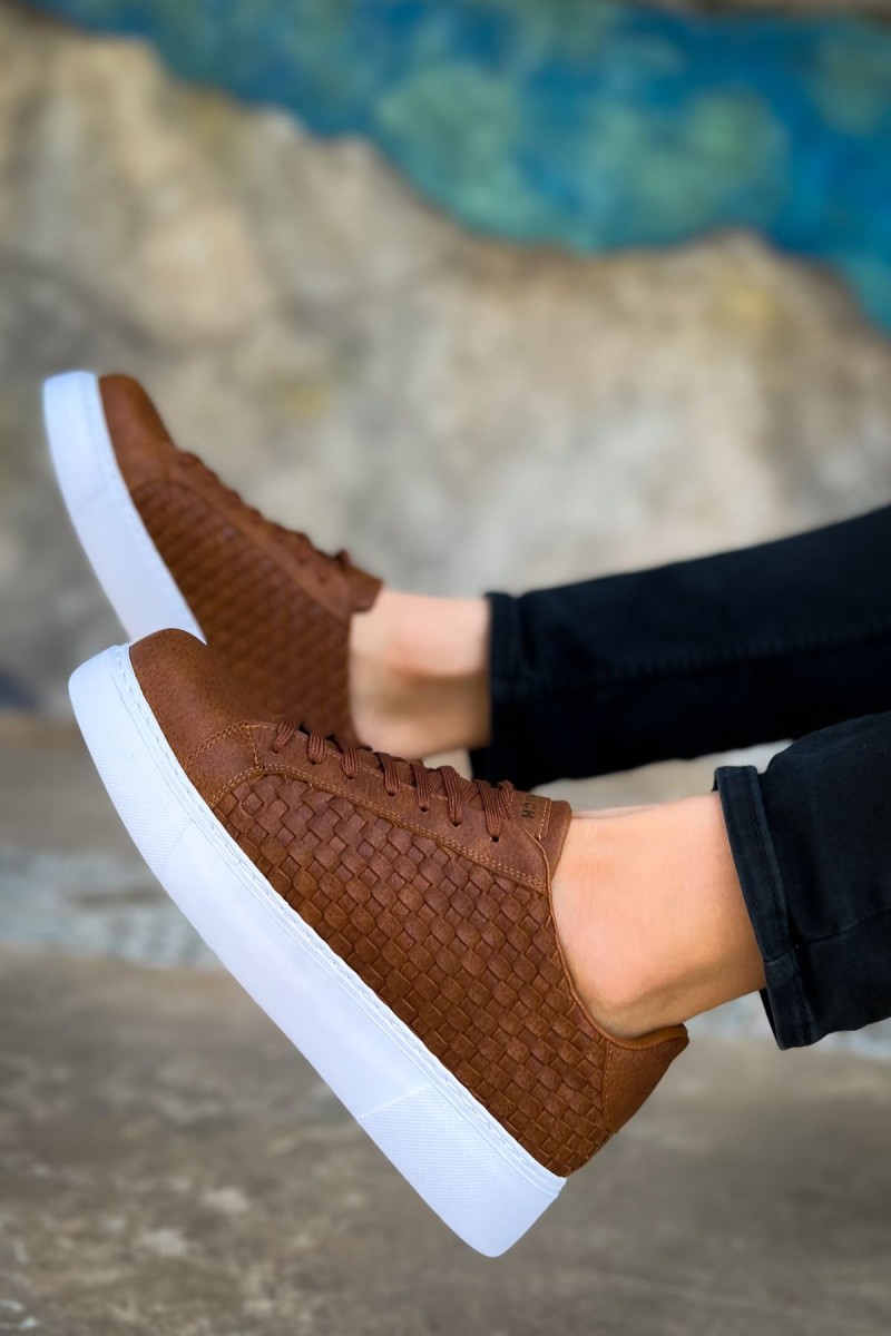 Mens Sneakers - Tan - 203