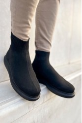 Mens High Top Sneakers - Black - 207