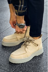 Mens Boots - Beige - 213