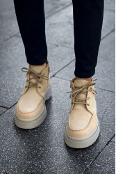 Mens Boots - Beige - 213