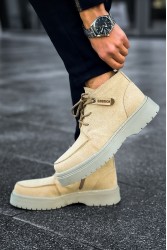 Mens Boots - Beige - 213
