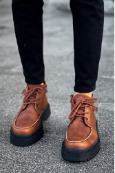 Mens Boots - Tan Black - 213