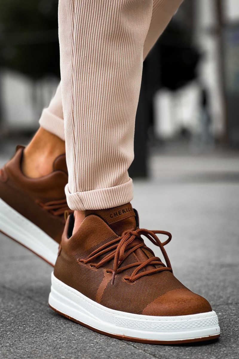 Mens Sneakers - Tan - 219