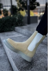 Mens Alaska Boots - Beige - 223