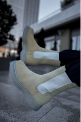 Mens Alaska Boots - Beige - 223