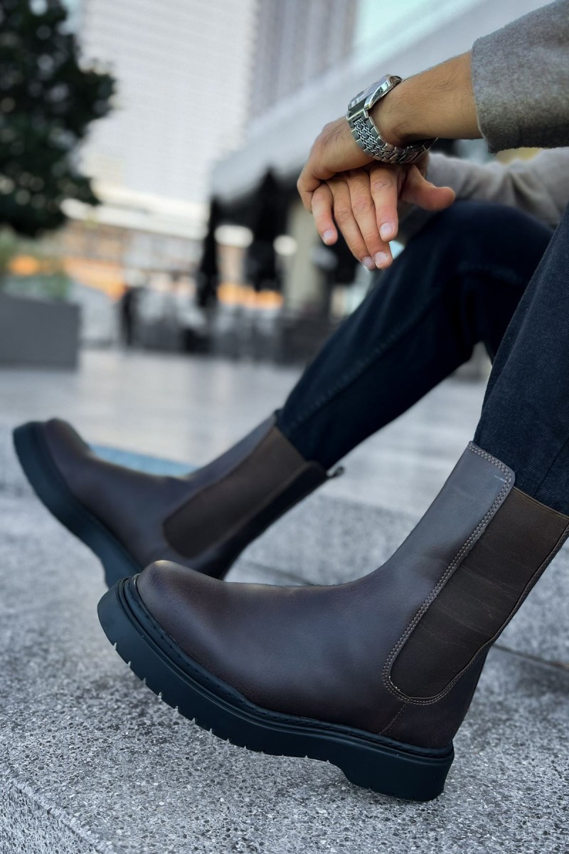 Mens Alaska Boots - Brown - 223