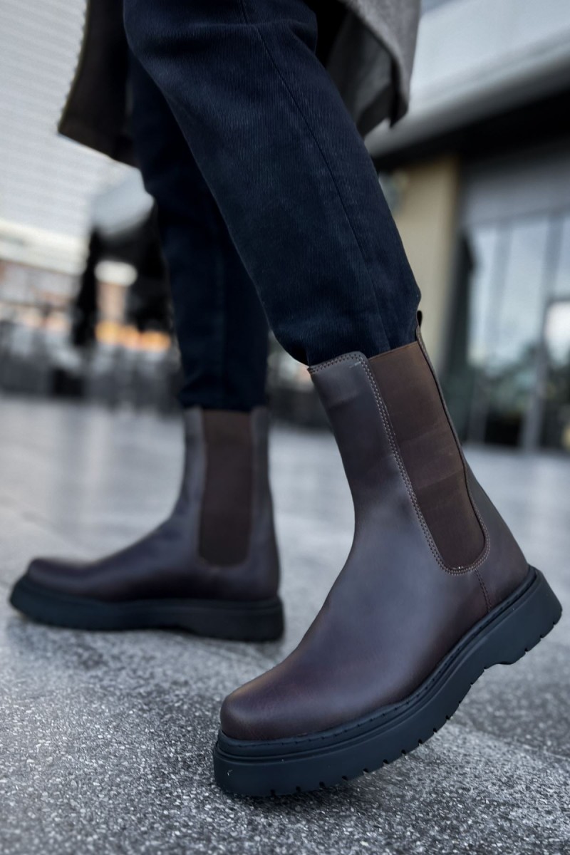 Mens Alaska Boots - Brown - 223
