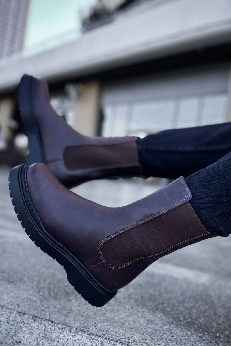 Mens Alaska Boots - Brown - 223