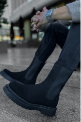 Mens Alaska Boots - Black Suede - 223