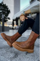 Mens Alaska Boots - Tan - 223
