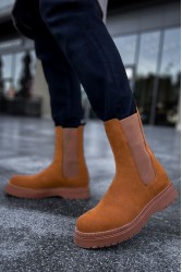 Mens Alaska Boots - Tan Suede - 223