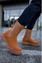Mens Alaska Boots - Tan Suede - 223