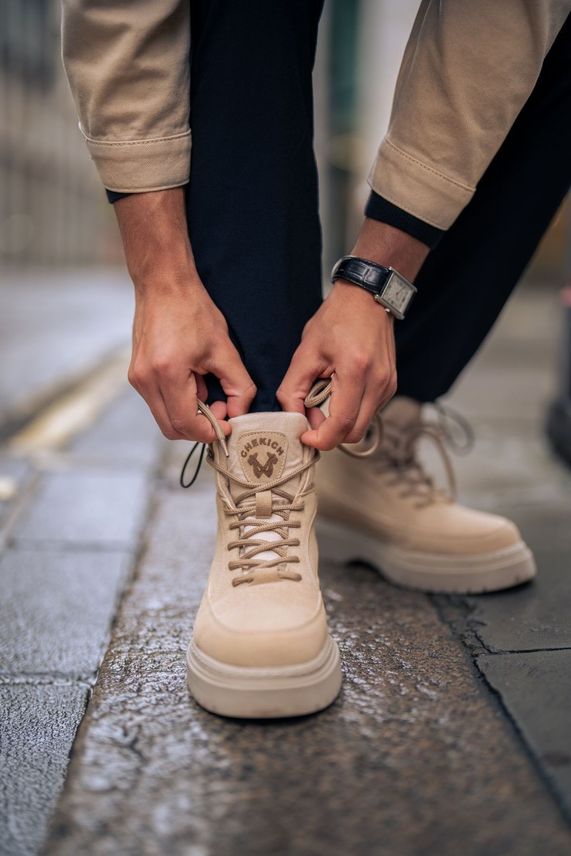 Mens Boots - Sand  - 225