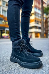 Mens Boots - Black  - 225