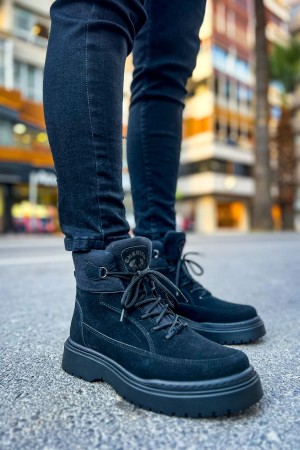 Mens Boots - Black  - 225