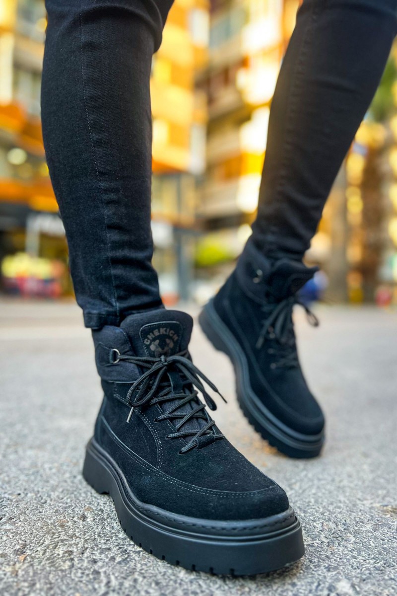 Mens Boots - Black  - 225