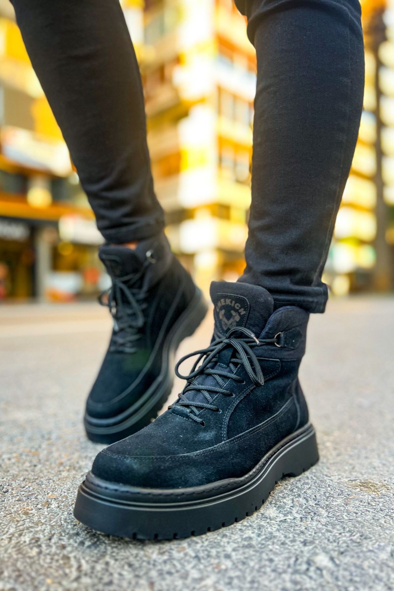 Mens Boots - Black  - 225