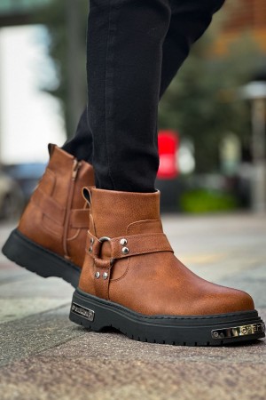 Mens Boots - Tan - 227