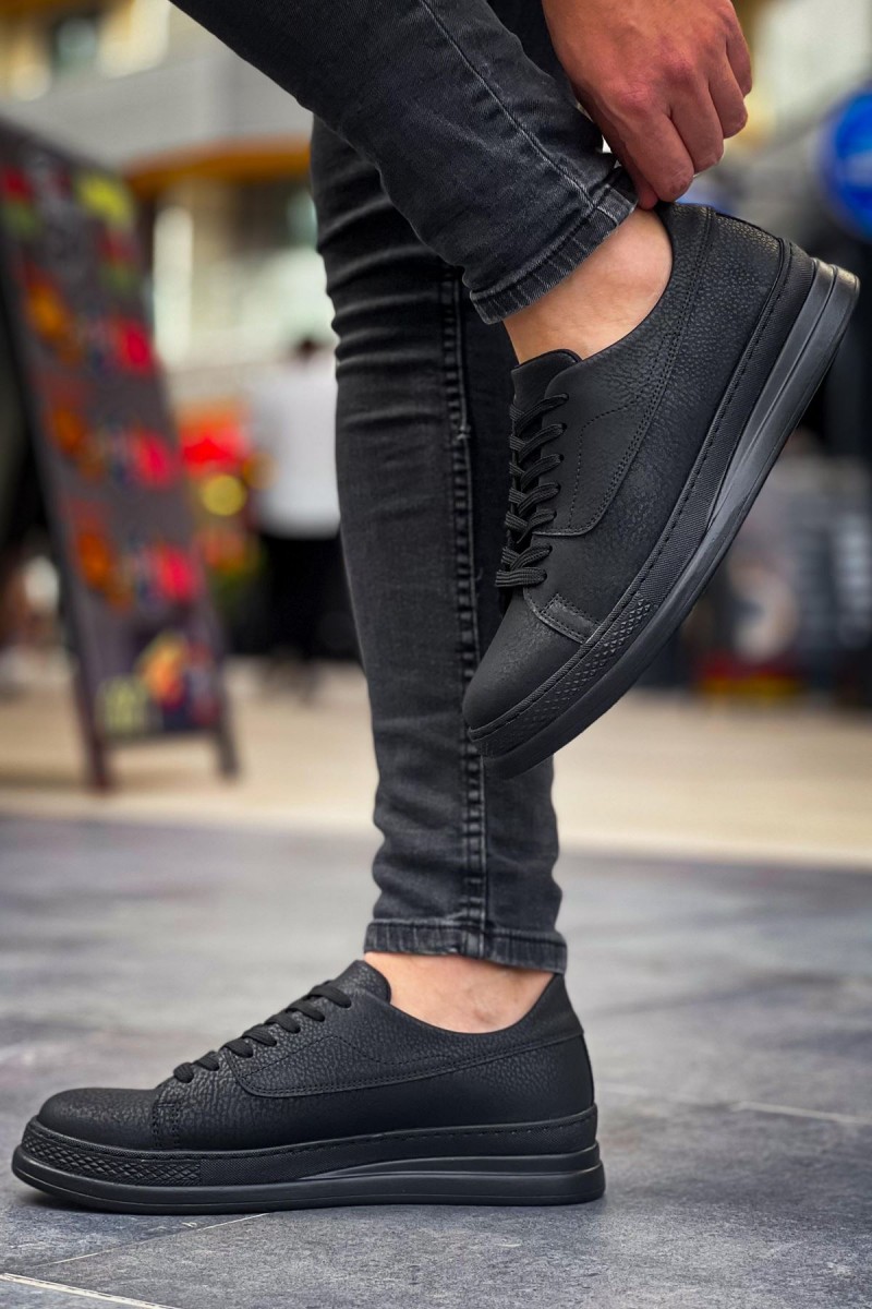 Mens Sneakers - Black - 2401