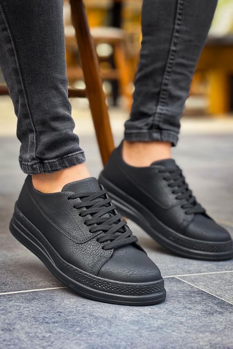 Mens Sneakers - Black - 2401