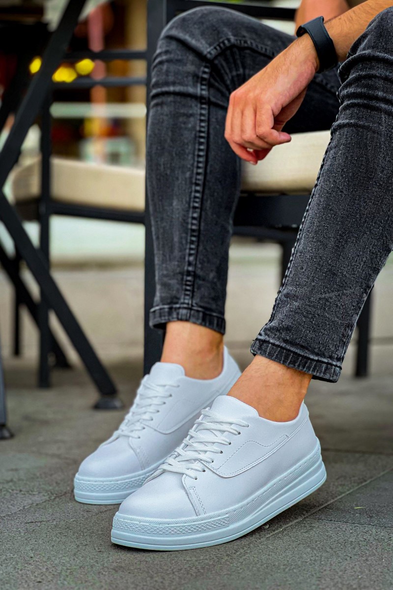 Mens Sneakers - White - 2401