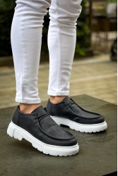 Mens Shoes - Black White - 2404
