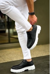 Mens Shoes - Black White - 2404