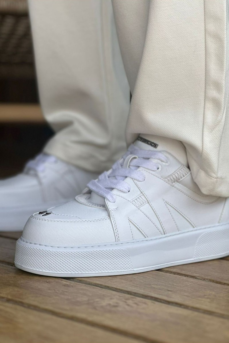 Mens Sneakers - White - 2407
