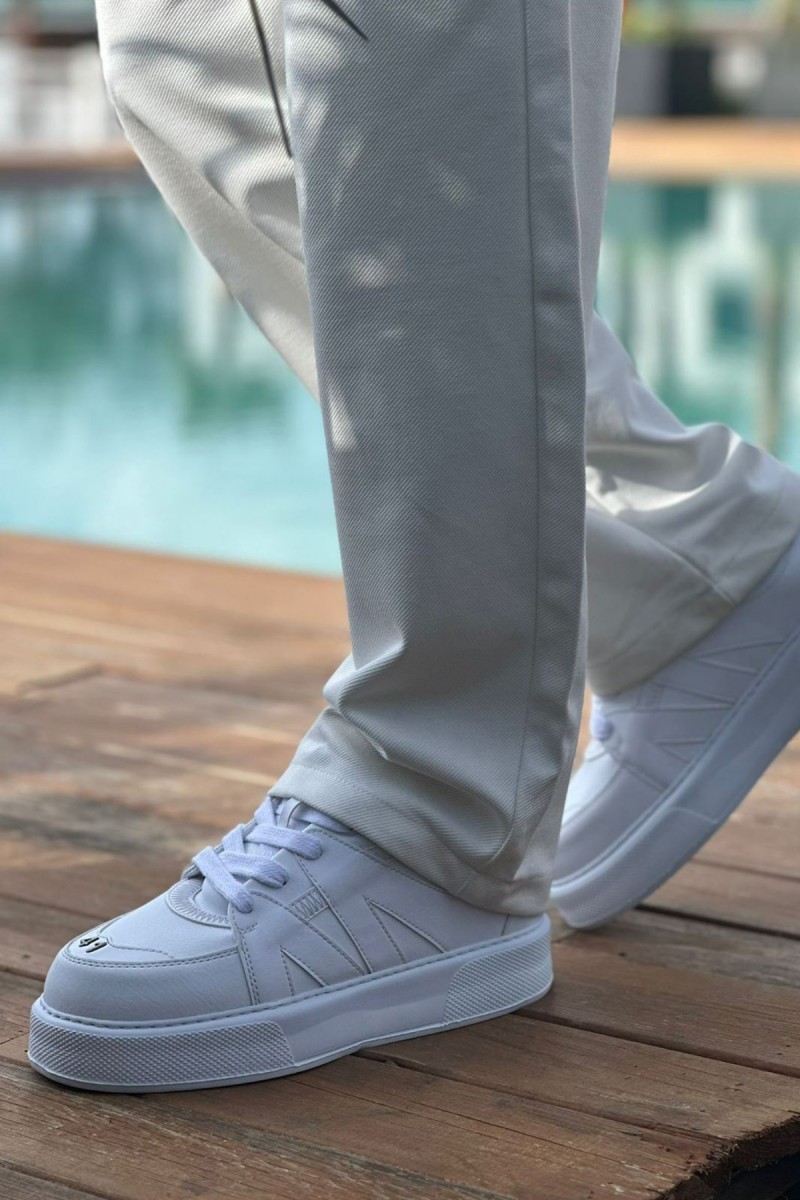 Mens Sneakers - White - 2407