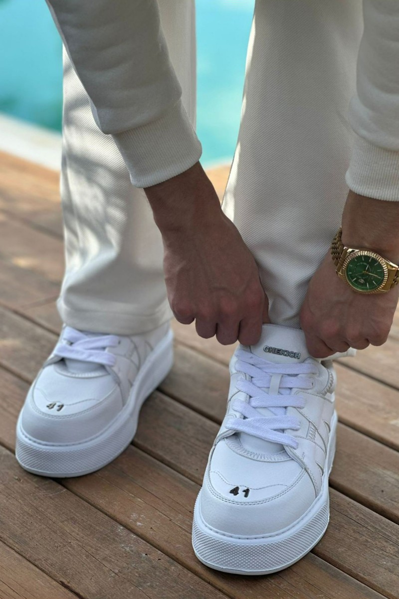 Mens Sneakers - White - 2407