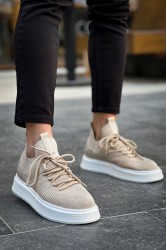 Mens Sneakers - Beige - 2408