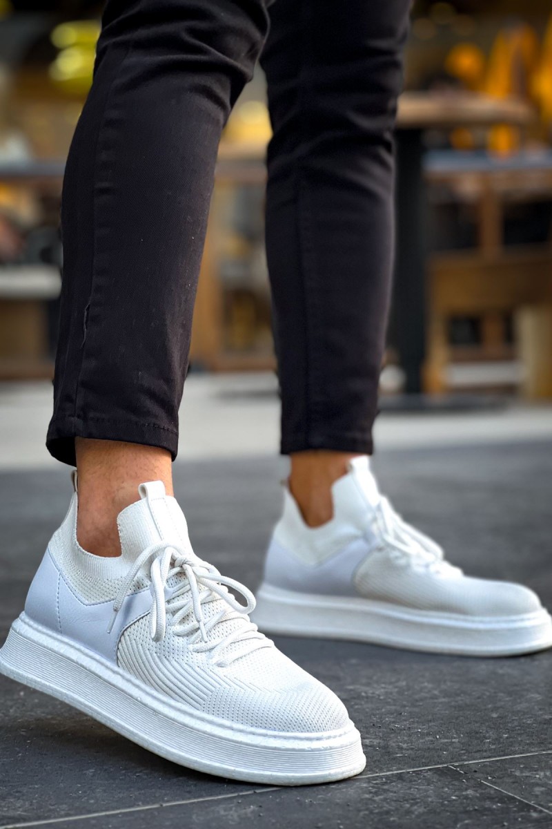 Mens Sneakers - White - 2408