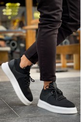 Mens Sneakers - Black White - 2408