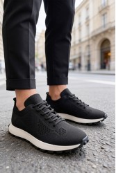 Mens Sneakers - Black - 2409