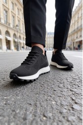 Mens Sneakers - Black - 2409