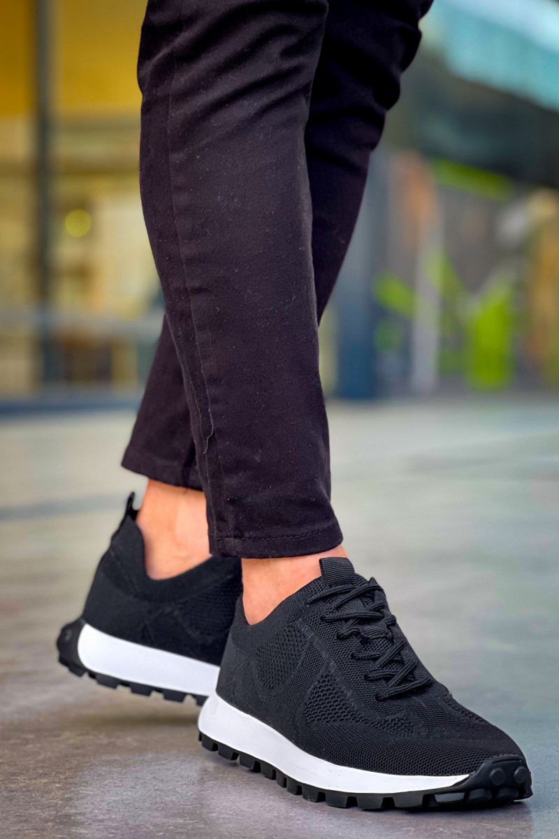 Mens Sneakers - Black - 2409