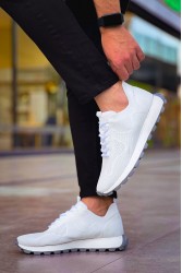 Mens Sneakers - White - 2409