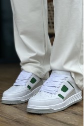 Mens Sneakers - White Green - 2410