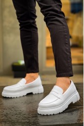 Mens Loafer - White - 2417