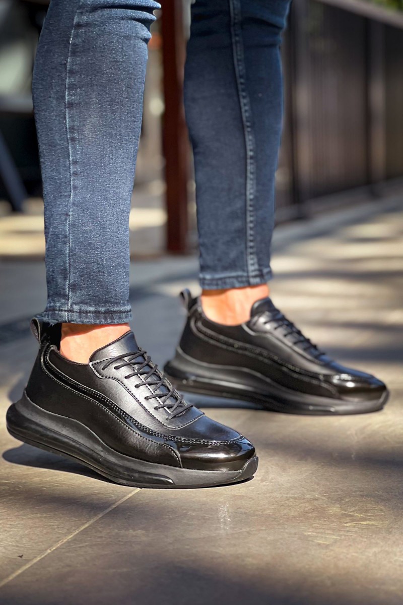 Mens Sneakers - Black - 2419