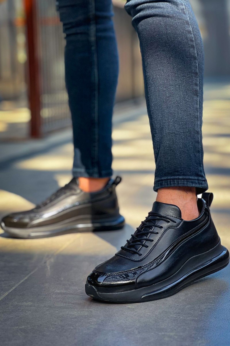 Mens Sneakers - Black - 2419