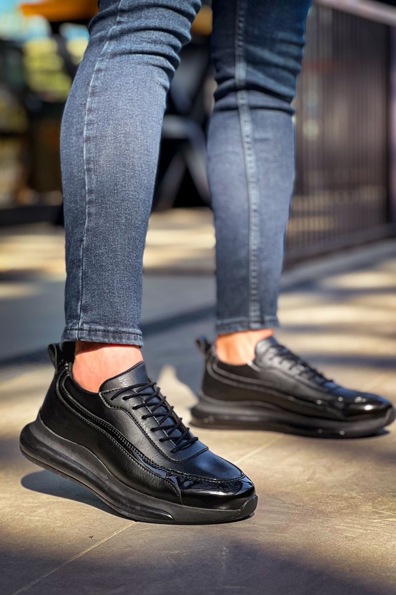 Mens Sneakers - Black - 2419