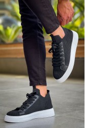 Mens Sneakers - Black White - 2423
