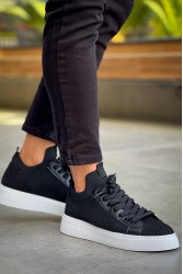 Mens Sneakers - Black White - 2423