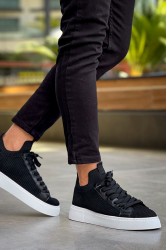 Mens Sneakers - Black White - 2423