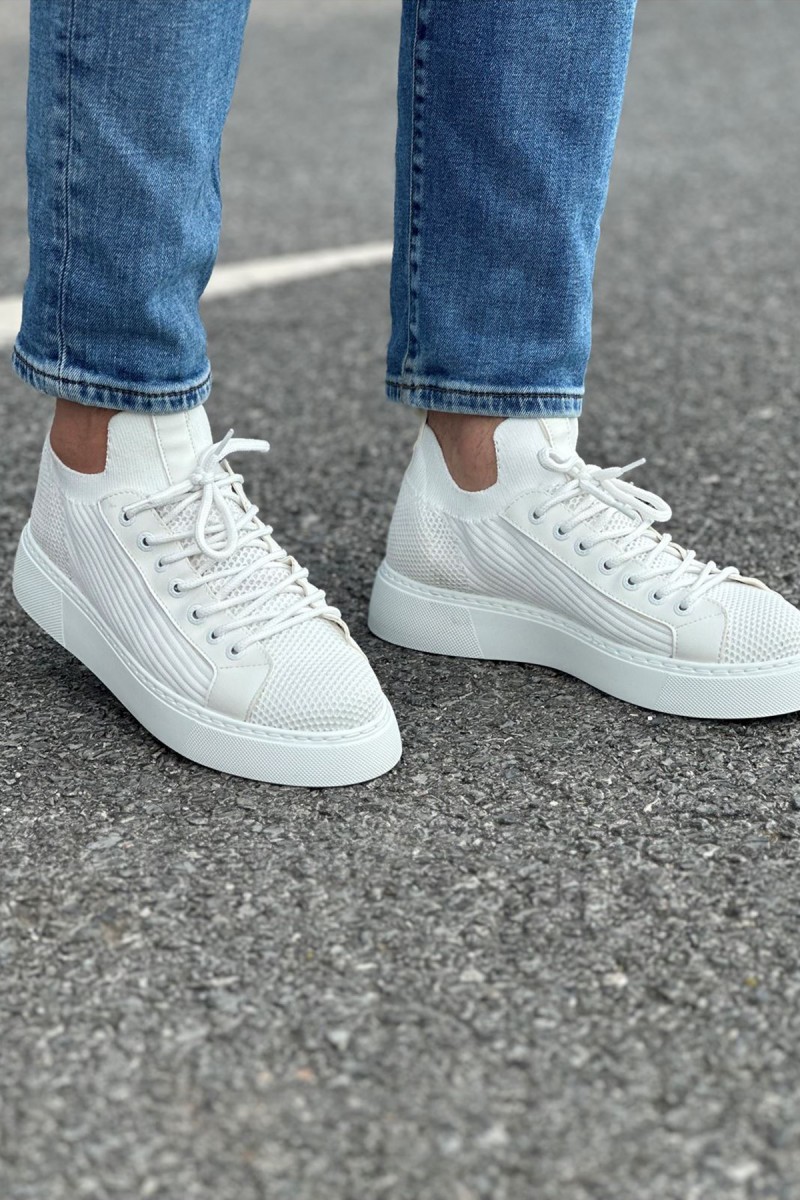 Mens Sneakers - White - 2423