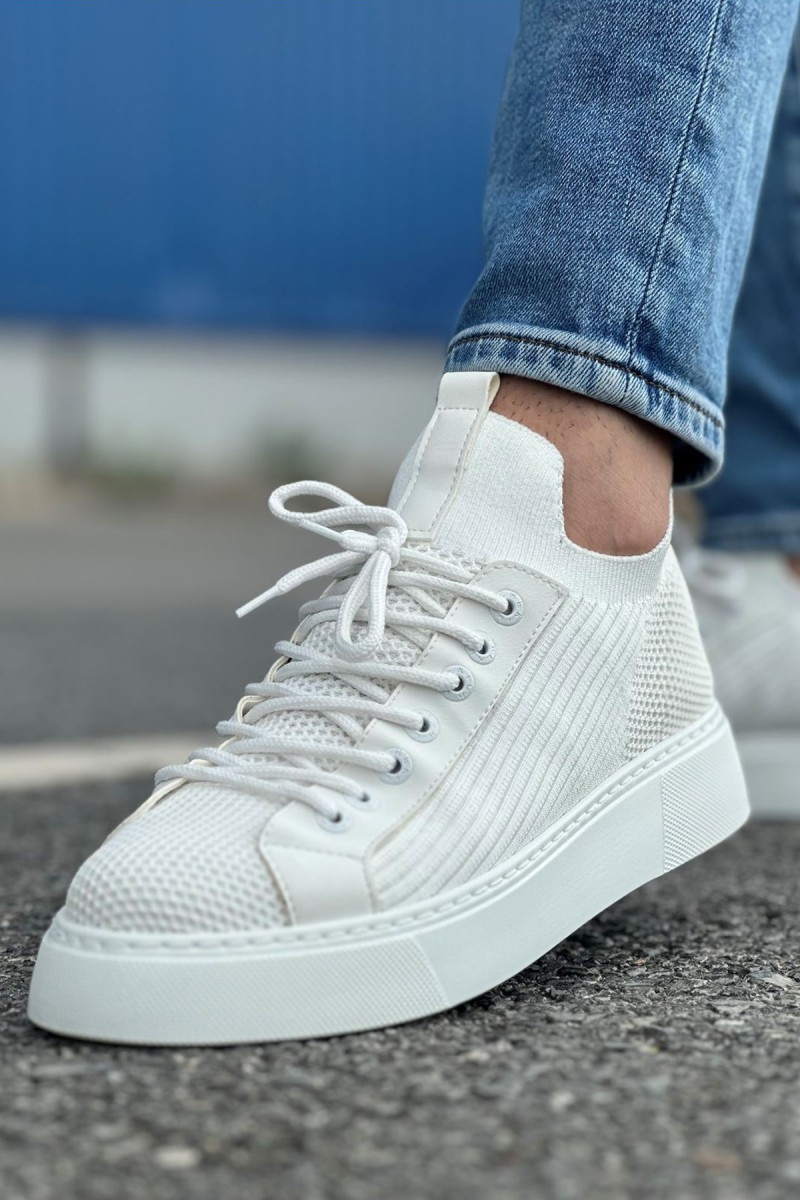 Mens Sneakers - White - 2423